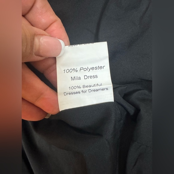 Jessakae Elegant Black and Purple Floral Dress Size Medium. - Picture 13 of 16